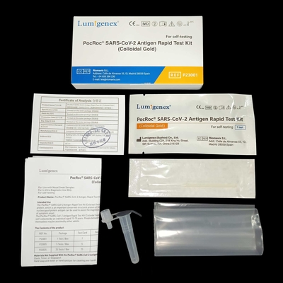 ชุดทดสอบอย่างรวดเร็วของแอนติเจน SARS-CoV-2 สำหรับการทดสอบด้วยตนเอง ได้รับการรับรอง CE