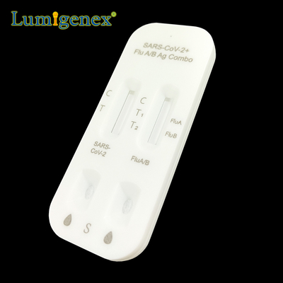 SARS-CoV-2 / Flu A Flu B Rapid Test Kit Colloidal Gold ใบรับรอง CE TGA Register