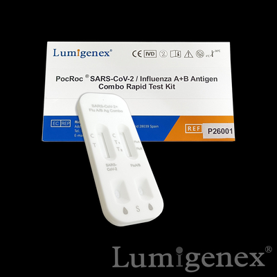 ชุดทดสอบอย่างรวดเร็วของ Covid19 ไข้หวัดใหญ่ A ไข้หวัดใหญ่ B Colloidal Gold Nasal Swab Monkeypox CE