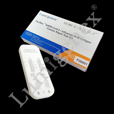 Colloidal Gold Antigen Combo Rapid Test Nasal Swab สำหรับไข้หวัดใหญ่ A + B