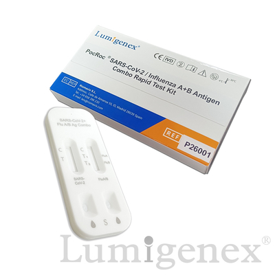 SARS-CoV-2 Influenza AB Rapid Test Kit Colloidal Gold Nasal Swab CE ISO