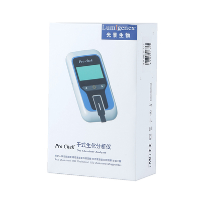 อุปกรณ์ทดสอบจุดดูแลเชิงปริมาณเครื่องวิเคราะห์เคมีแห้ง HbA1C กลูโคสลิพิดแผงการทดสอบกรดยูริก