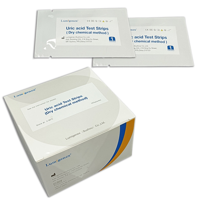 การจัดการโรคเรื้อรัง Uric Acid Meter Rapid Detect สำหรับ Clinical 1 ชุด/กล่อง