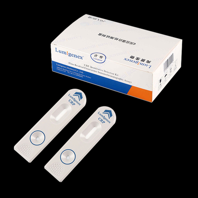 การทดสอบการอักเสบ POCT C แถบทดสอบ CRP โปรตีนปฏิกิริยา การรับรอง CFDA เทคโนโลยีอิมมูโนแอสเซย์