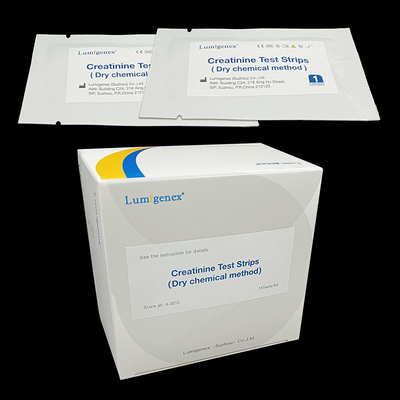 Creatinine Test Strips สำหรับการติดตามสุขภาพไตการวิเคราะห์การทำงานของไต