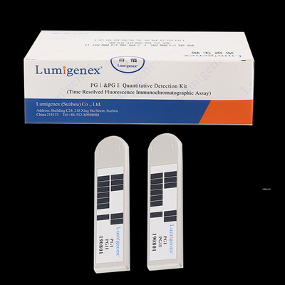 การทำงานของกระเพาะอาหาร วินิจฉัย Pepsinogen I / Pepsinogen II (PGI / PGII) Combo Test Kit ตรวจเลือดครบส่วน การติดเชื้อในปอด
