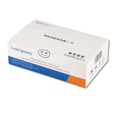 ชุดทดสอบ Dimer ที่แม่นยำด้วยเทคโนโลยี TRFIA Cardiac Marker CFDA Approved