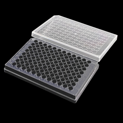 พลาสติก PP ที่ผ่านการรับรองจาก USP 96 Well Elisa Plate แผ่นพลาสติกในห้องปฏิบัติการ