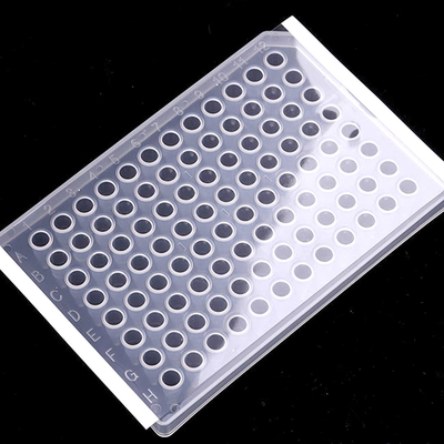 PCR ฟิล์มป้องกันการซึมผ่านสูง 96 Well Microplate ฟิล์มปิดผนึกโปร่งใส PCR ฟิล์มปิดผนึกแผ่น