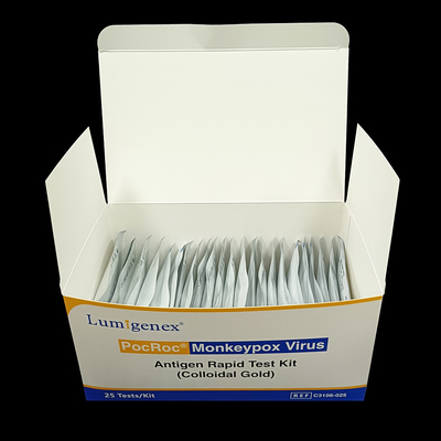 CE Approved Monkeypox Virus Antigen Rapid Test Kit ความแม่นยำสูง เวลาทดสอบ 15 นาที