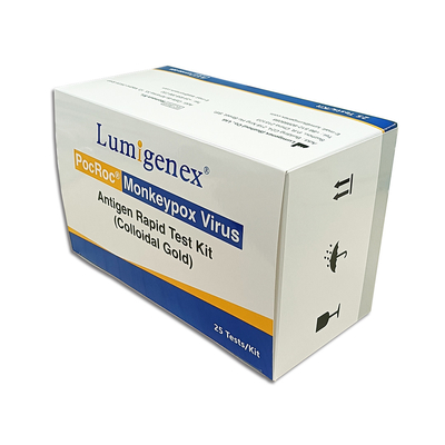 CE Approved Monkeypox Virus Antigen Rapid Test Kit ความแม่นยำสูง เวลาทดสอบ 15 นาที