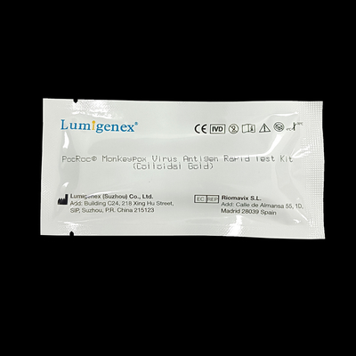 CE Approved Monkeypox Virus Antigen Rapid Test Kit ความแม่นยำสูง เวลาทดสอบ 15 นาที