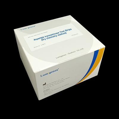 IVD Test Reagent Aspartate transaminase Test Strips วิธีเคมีแห้ง