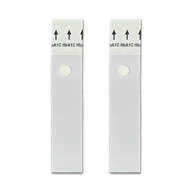 CE / ISO13485 แถบทดสอบฮีโมโกลบิน Glycosylated อย่างรวดเร็วเพื่อผลลัพธ์ที่แม่นยำและรวดเร็ว
