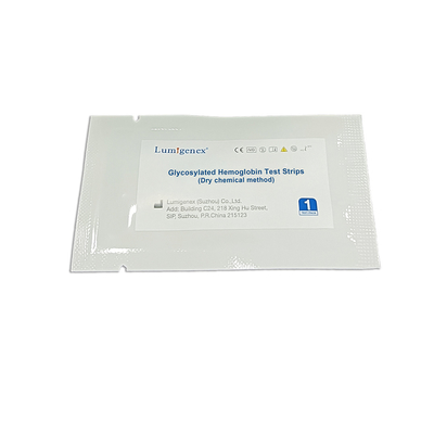 แถบทดสอบอย่างรวดเร็วที่ผ่านการรับรอง CE / ISO13485 HbA1C พร้อมอายุการเก็บรักษา 24 เดือน