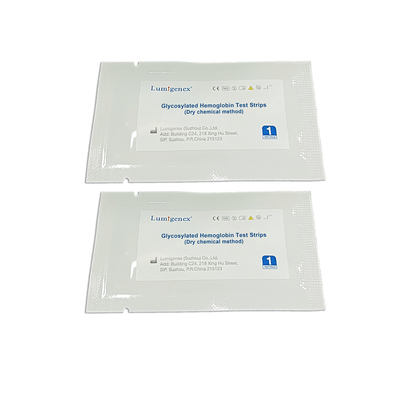 แถบทดสอบอย่างรวดเร็วที่ผ่านการรับรอง CE / ISO13485 HbA1C พร้อมอายุการเก็บรักษา 24 เดือน