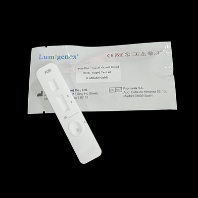 เครื่องวัดน้ำตาลในเลือดใช้งานง่ายแถบทดสอบ Glycosylated Hemoglobin (HbA1C) (วิธีเคมีแห้ง) ลงทะเบียน CE