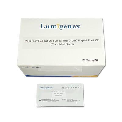 เครื่องวัดน้ำตาลในเลือดใช้งานง่ายแถบทดสอบ Glycosylated Hemoglobin (HbA1C) (วิธีเคมีแห้ง) ลงทะเบียน CE