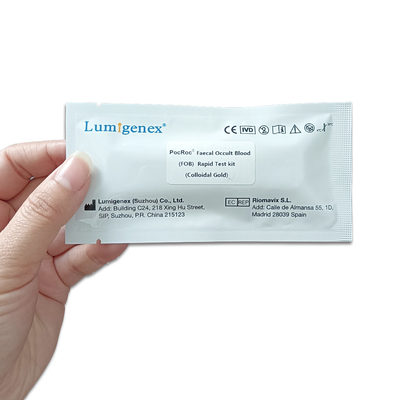 Lumigenex PocRoc FOB Rapid Test Kit Colloidal Gold ใบรับรอง CE