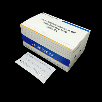 SARS-CoV-2 / Influenza A+B / RSV Antigen Combo Rapid Test Kit 3 หยด ปริมาณตัวอย่าง