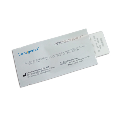 RSV Antigen Combo Rapid Test Kit ตรวจหาเชื้อโควิด 19 ไข้หวัดใหญ่ A ไข้หวัดใหญ่ B โดยวิธีคอลลอยด์โกลด์