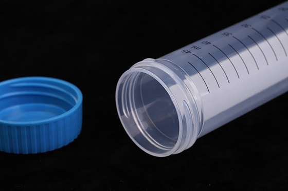 Lab PCR Consumables 50ml Conical Centrifuge Tube ISO13485 ได้รับการอนุมัติ