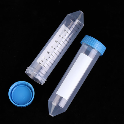 Lab PCR Consumables 50ml Conical Centrifuge Tube ISO13485 ได้รับการอนุมัติ