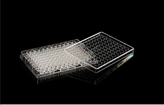 วัสดุสิ้นเปลือง PS PCR TC รักษาแผ่นเพาะเลี้ยงเนื้อเยื่อ 96 หลุมสำหรับห้องปฏิบัติการ