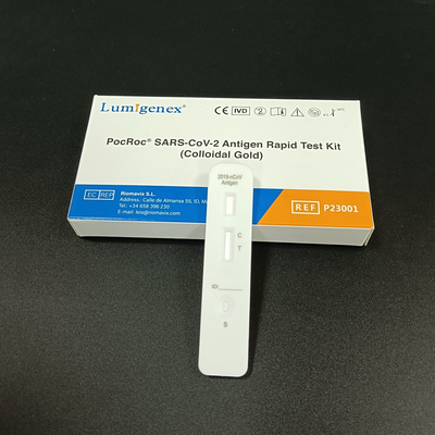 ชุดทดสอบ Antigen Rapid Test Kits สำหรับ Covid19 แพ็คเกจเดียวโดยอัตโนมัติ