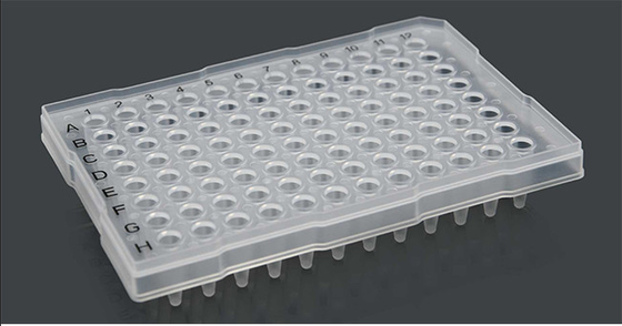 ABI จานเพาะเชื้อแบบใช้แล้วทิ้ง 0.2ml PCR 96 Well Plate Height Skirt