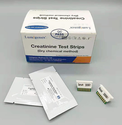 แผ่นทดสอบ Creatinine CE, 15 ชุดทดสอบ/กล่อง แผ่นทดสอบทางการแพทย์