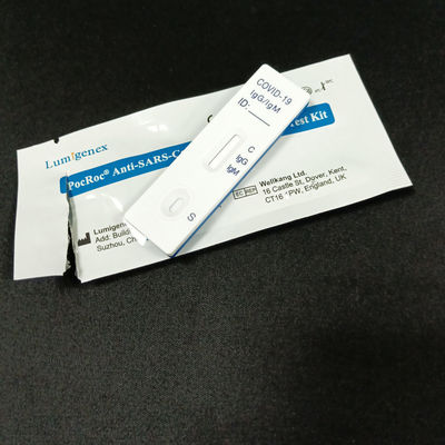 ชุดตรวจแอนติบอดีในเลือดปลายนิ้ว10μL, CE Rapid Test Kit IgM IgG