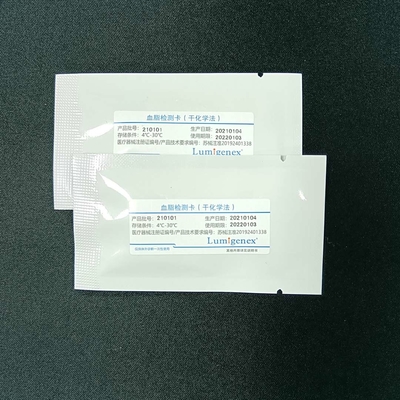 Lumigenex Lipid Panel Test Strips 15 การทดสอบ/ตัวอย่างเลือดกล่อง