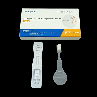 ชุดทดสอบอย่างรวดเร็วของแอนติเจน Colloidal Gold Sensitive Covid19 Lollipop Swab